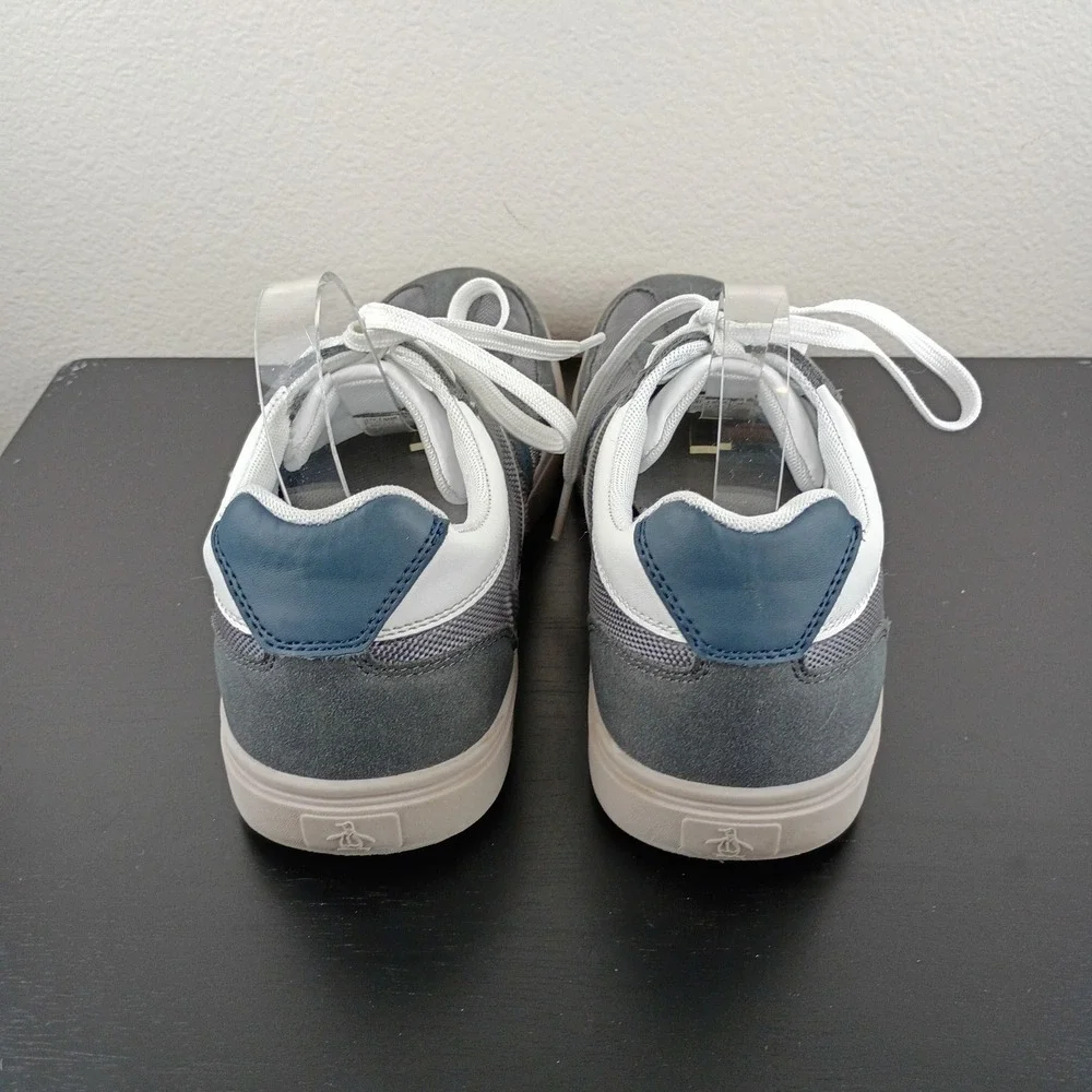 Original Penguin Mens Grandstand RS Sneakers Gray Blue Size 9